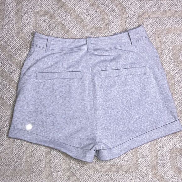 Lululemon Athletica Gray High Waist Shorts - Picture 4 of 5